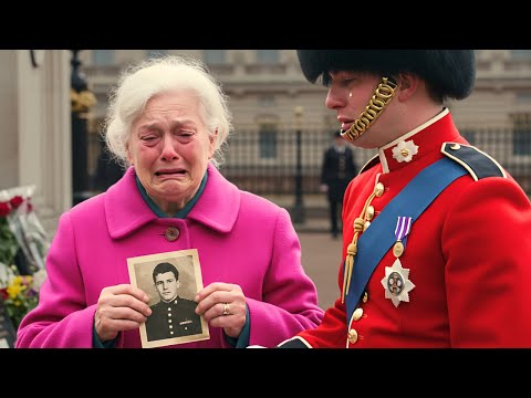 Heart-Breaking: Royal Guard Tears Up When Woman Shows Fallen Soldier’s Photo
