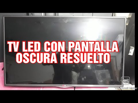 HOW TO REPAIR AN LG LED TV WITH A DARK SCREEN AND SOUND ONLY (MODEL 42LA6200)
