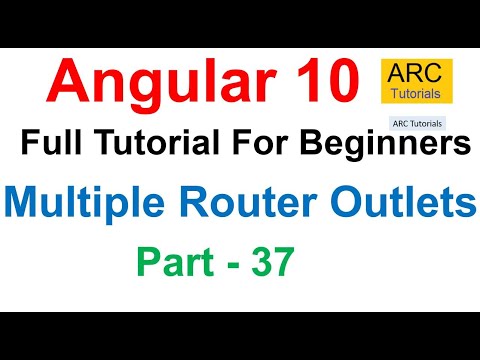 Angular 10 Tutorial #37 - Multiple Router Outlets in Angular | Angular 10 Tutorial For Beginners