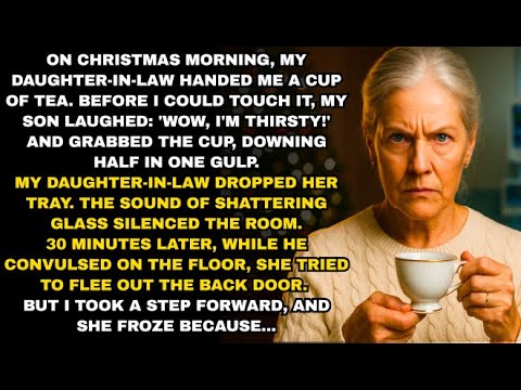 On Christmas, My Daughter-in-Law Gave Me Tea. My Son Drank It Instead. 30 Mins Later, He Started...