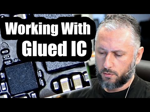 Replacing this chip is a Nightmare. iPad 5 Glued Tristar