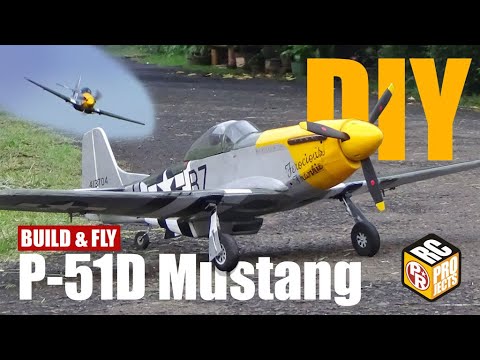 P-51 Mustang RC Plane Build and Fly
