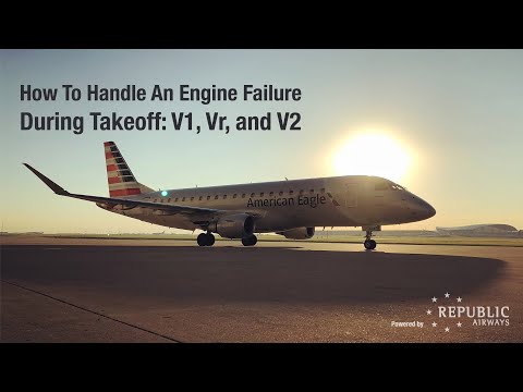 How To Handle An Engine Failure During Takeoff: V1, Vr, and V2