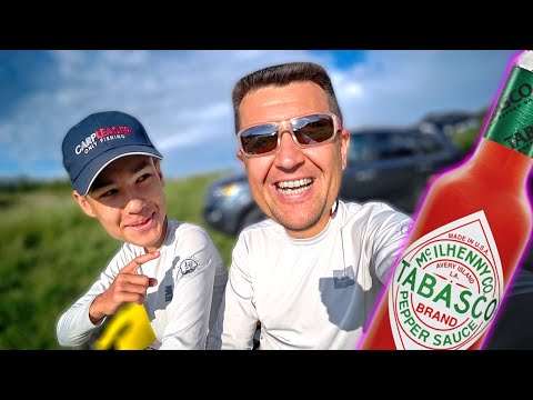 Кто меньше поймает ест - ТАБАСКО! ЩУКА СЛОМАЛА РЫБАЛКУ - Рыболовный челлендж пошел не по плану :(