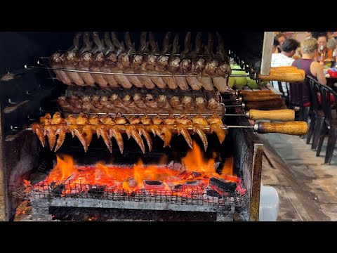 World's BEST BQQ Chicken Wings at The MOST POPULAR Night Market in Malaysia Jalan Alor Food Street
