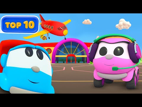 Грузовичок Лева - 10 ЛУЧШИХ СЕРИЙ! Веселые мультики про машинки для детей