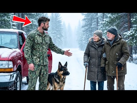 “Get In the Truck…” the Ex-Navy SEAL Said — After Finding the Elderly Couple Lost in the Blizzard