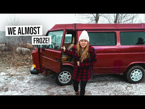 Winter Vanlife is TOUGH! - Exploring Maine in Below Freezing Temperatures 🥶