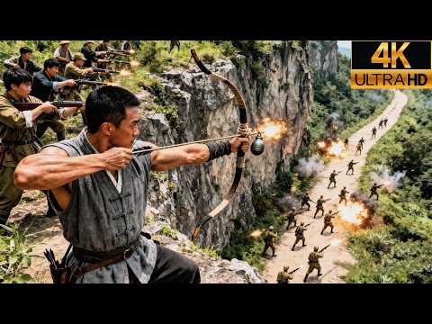 【高燃抗日電影】日軍半路開香檳，怎料中國獵人一箭就破了他們設下的地雷陷阱，直搗黃龍一窩端了日軍駐扎地❗⚔️#抗日 #槍戰 #動作 #抗日電影 #中國電視劇