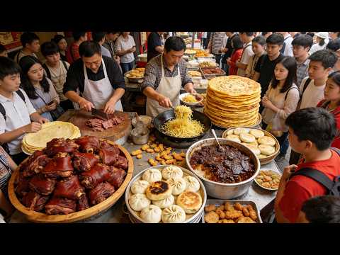 A fantastic collection of street food in Xi'an, China! Over 60 tempting dishes!