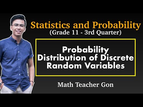Probability Distribution of Discrete Random Variables -Statistics and Probability @MathTeacherGon