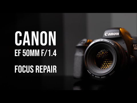 Canon EF 50mm f1.4 Focus Repair | Stuck Manual Focus