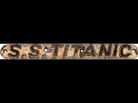 The story of the S.S. Titanic lifeboat # 12 name plaque from the RMS Titanic sinking
