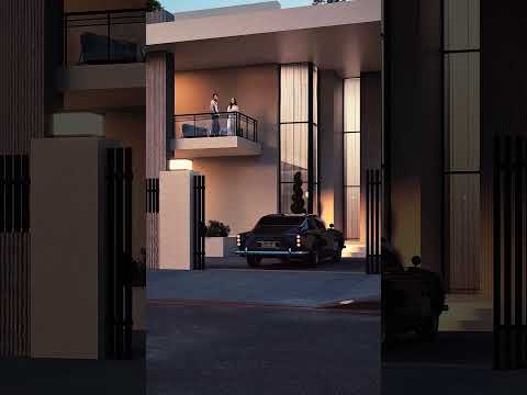 Modren house| Animation Design || D5 render