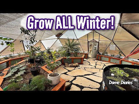 How a Climate Battery Keeps our Greenhouse from Freezing  (Zone 4b)