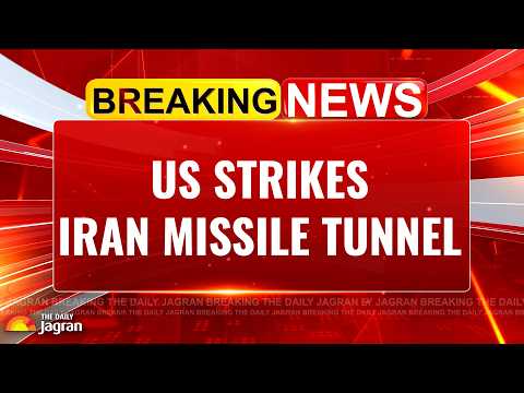 BIG ATTACK ON IRAN! America Bombs UNDERGROUND MISSILE TUNNEL Deep Inside Iran, Shares Video