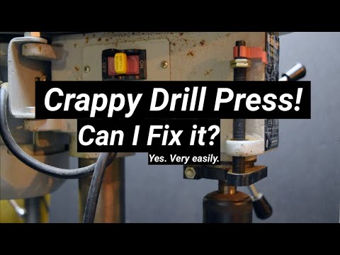 Repairing a trashed drill press