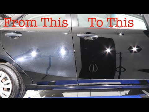 How To Polish A Car Door - Paint Correction!