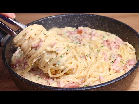 Delicious dinner in 10 minutes! Perfect creamy pasta!