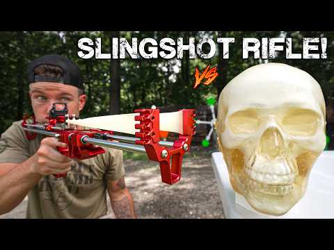 How Dangerous is a High-Powered Chinese Slingshot Rifle?!