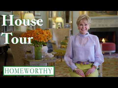 HOUSE TOUR | Stunning Georgia Home Blends French Chateau Style & Vibrant Design