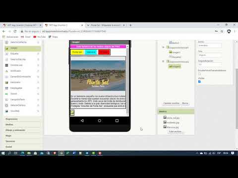 Imágenes y texto en App Inventor