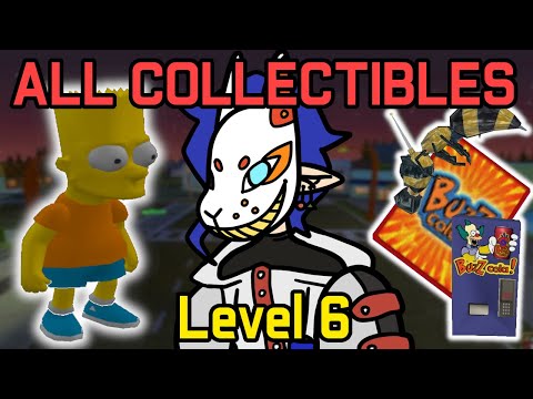 The Simpsons Hit & Run - ALL COLLECTIBLE LOCATIONS - Level 6 #retroachievements