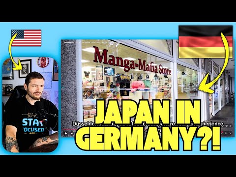 American Reacts to Germany's “Little Tokyo” Explored by Japanese Guy