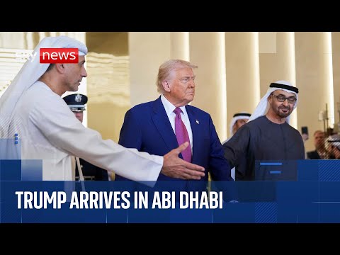 President Trump lands in Abu Dhabi for final stop on Middle East tour