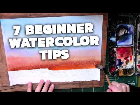 7 Beginner Watercolor Tips to Become ADVANCED