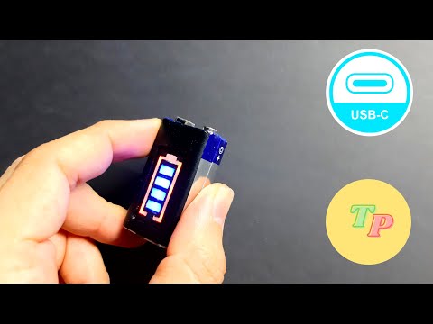 Rechargeable 9v Battery - How to Make 9v Lithium Battery With Capacity Indicator