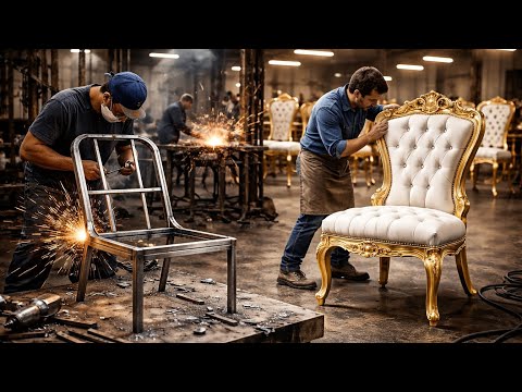 From Steel to Gold Chair | Premium Luxury Furniture Factory 
