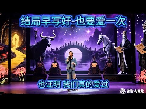 “结局早写好，也要爱一次。”“就算结局早写好，这一遭，也要为爱走完.