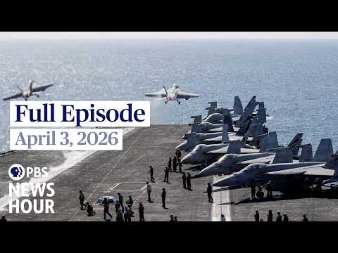 PBS News Hour full episode, April 3, 2026