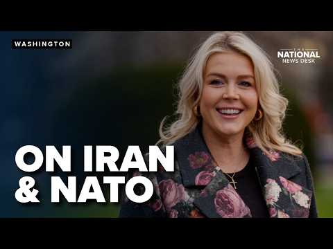 Iran, NATO & resignations: Leavitt gaggles outside the White House