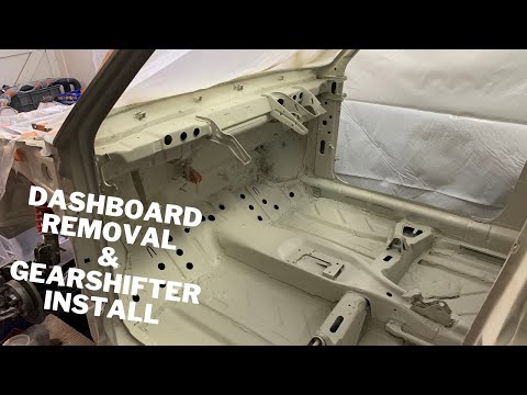 Dashboard Removal & 02j Shifter Install - Episode 8 - 1987 Volkswagen Caddy MK1 Restoration Project