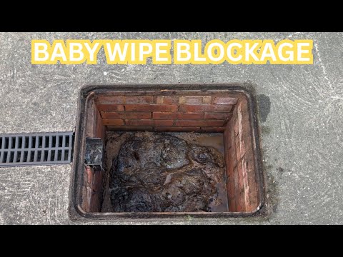 Drain Unblocking (17) - Stubborn Blockage Caused By Baby Wipes