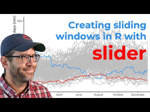Creating a sliding window with the slider R package to quantify the level of drought (CC239)