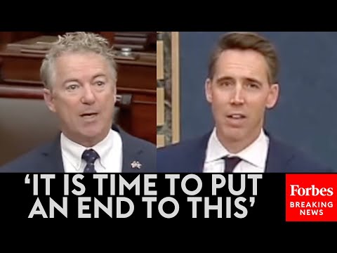 BREAKING NEWS: Josh Hawley And Rand Paul Battle Over Amendment To Ban TikTok From U.S.