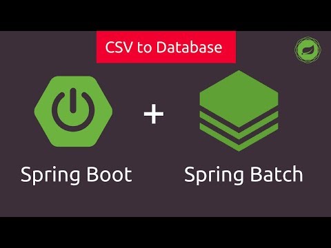 Spring Batch in Spring Boot | CSV to Database | Tech Primers