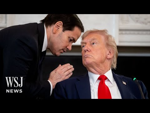 Watch: Trump Gets Note From Rubio Before Announcing Israel-Hamas Deal | WSJ News