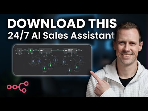 I Built a 24/7 AI Sales Assistant (Free Download Inside)