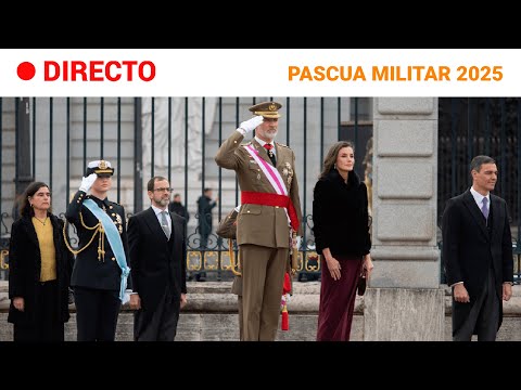 PASCUA MILITAR: Los REYES la presiden junto a la PRINCESA LEONOR en el PALACIO REAL | RTVE Noticias