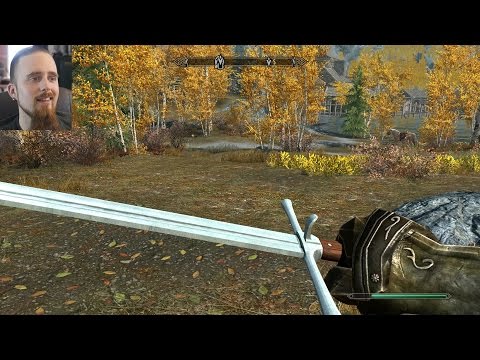 Want to run around with some of my swords in Skyrim? There's a mod for it!
