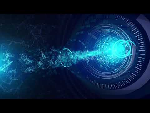 4k Abstract 3D Hi Tech Futuristic Network Background video | Footage | Screensaver