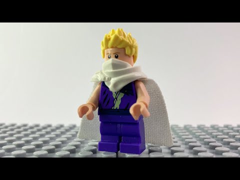 Gohan goes Super Saiyan in LEGO