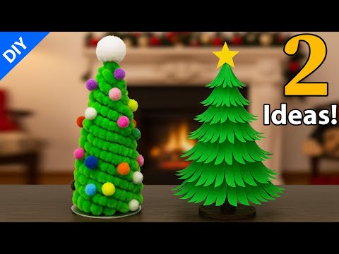 Transforming Pipe Cleaners into a Stunning DIY Christmas Tree 🎄 | Easy Holiday Craft Idea