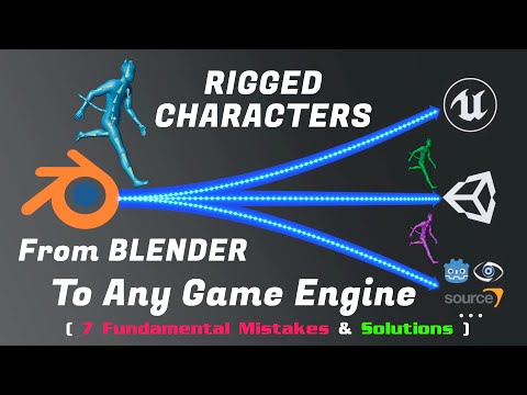 [Blender] THE FUNDAMENTALS of Exporting Rigged characters to Unreal, Unity, or ANY GameEngine