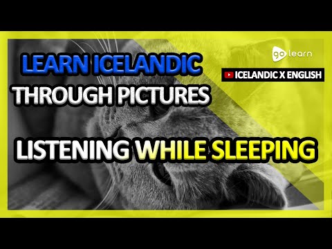 Learn Icelandic Through Pictures |Icelandic Vocabulary Listening While Sleeping | Golearn