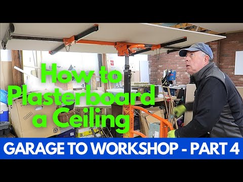 How to Drywall a Ceiling by Yourself